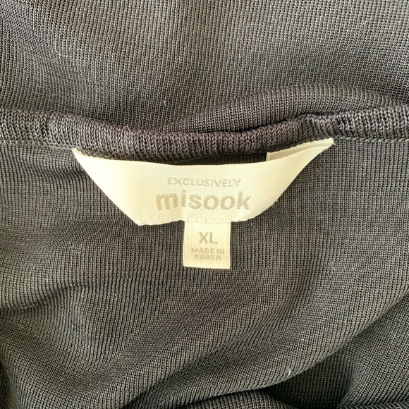 Misook Black Blue Striped Tank Strap Dress XL - Picture 7 of 7